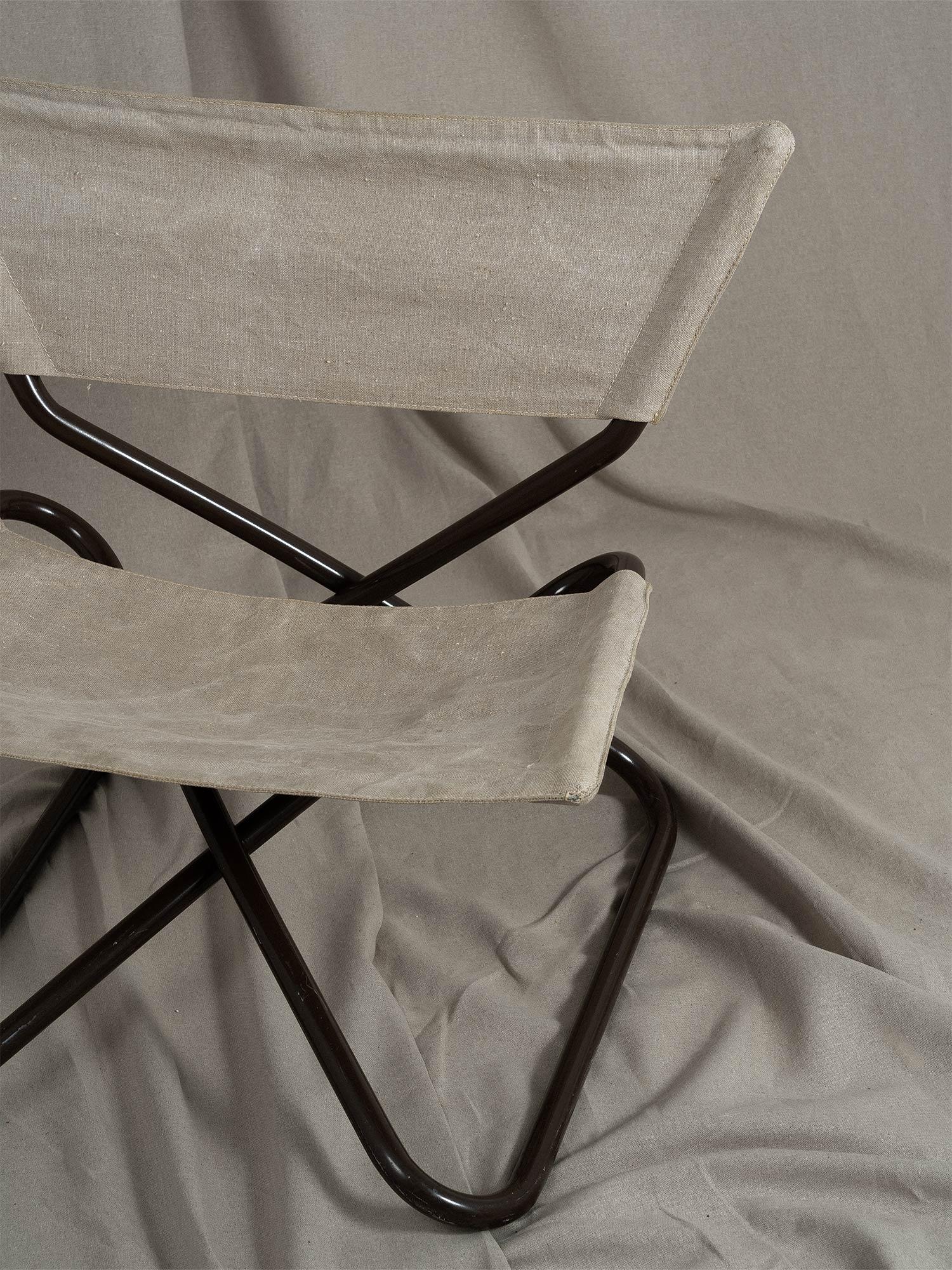 Scandinavian Modern Z-Down folding chair by Erik Magnussen produced by Torben Ørskov, Denmark For Sale