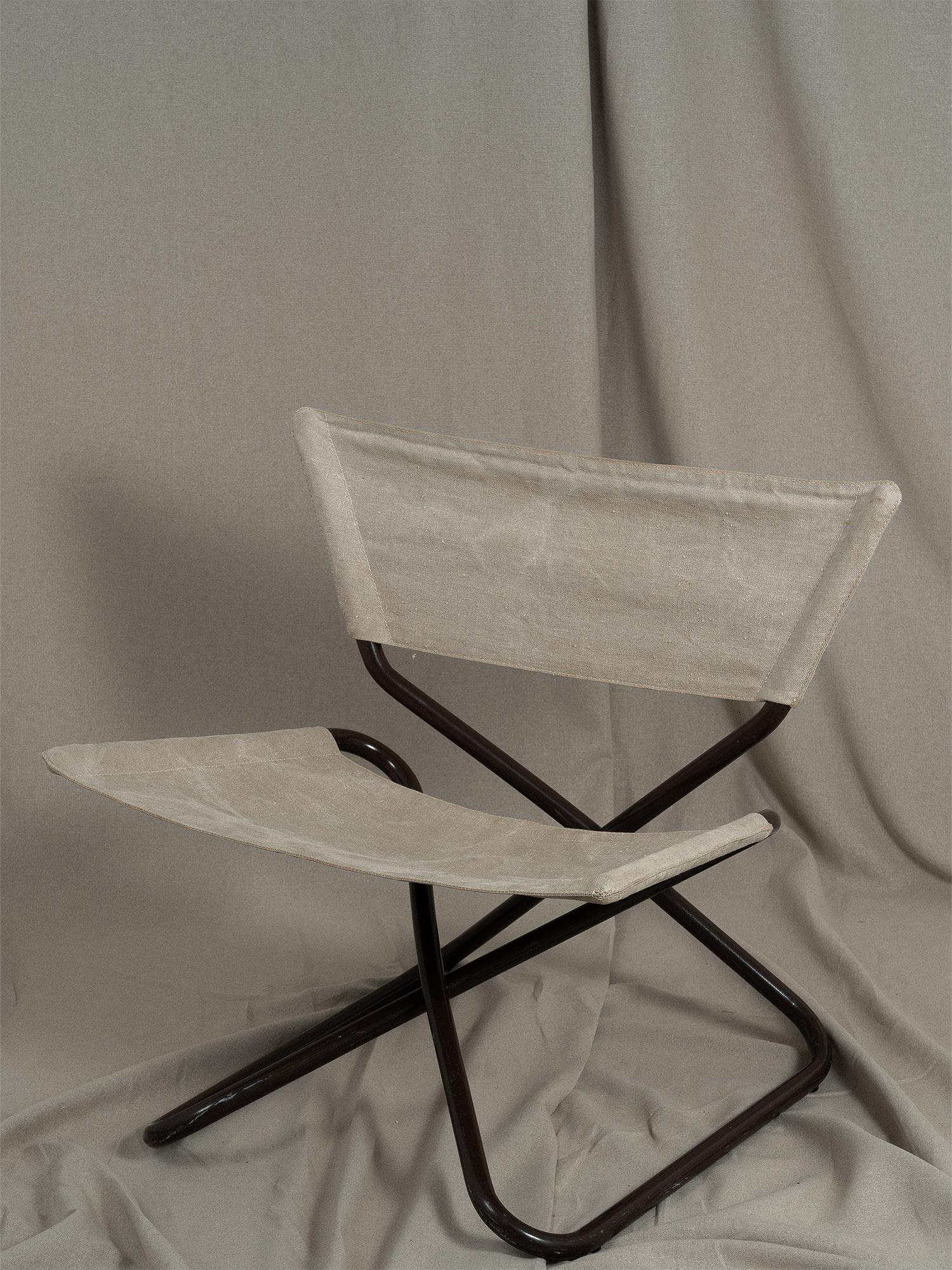 Danish Z-Down folding chair by Erik Magnussen produced by Torben Ørskov, Denmark For Sale