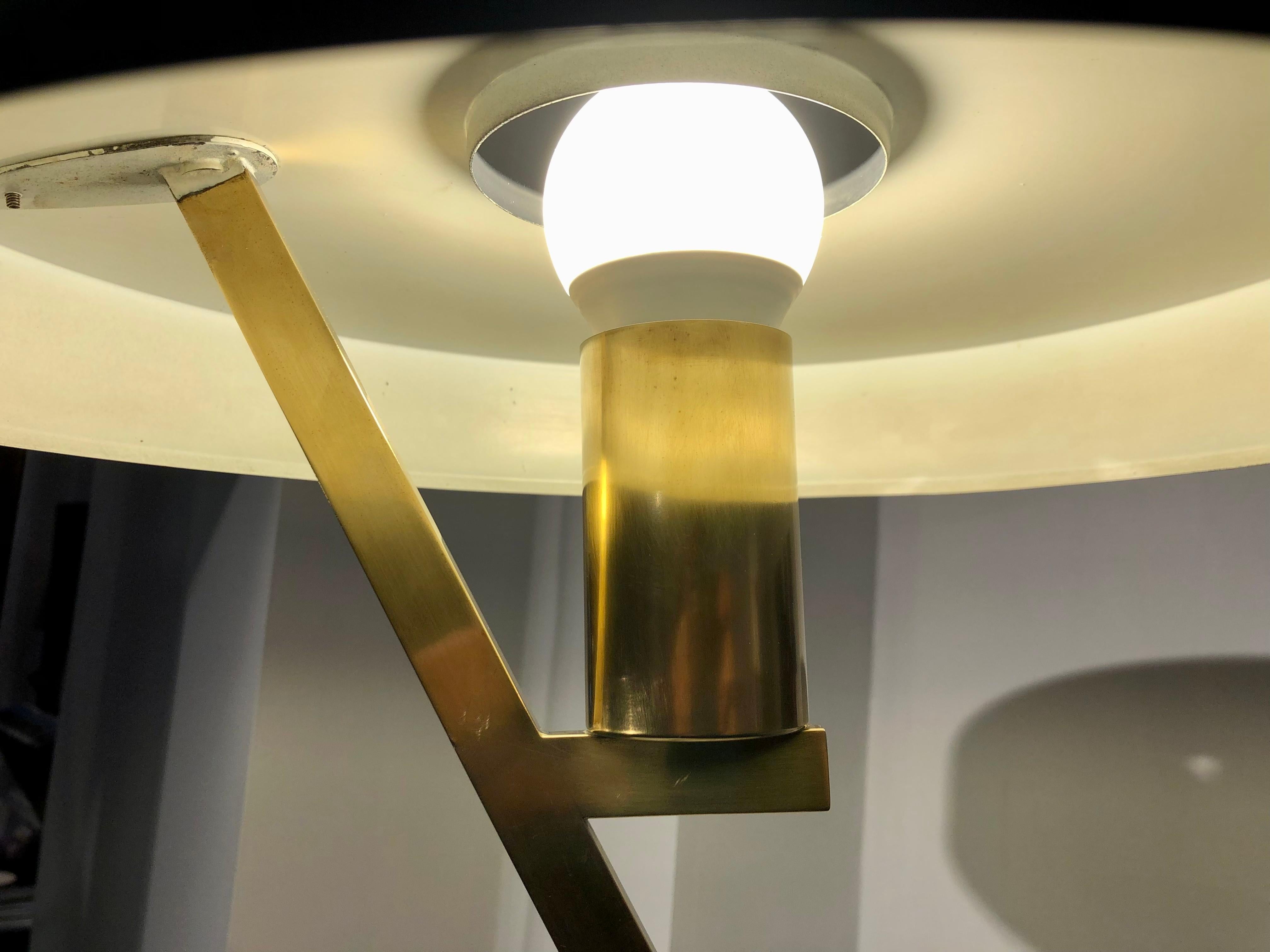 Z Lamp by Louis Kalff for Philips in the Fifties In Fair Condition In Bruxelles, BE