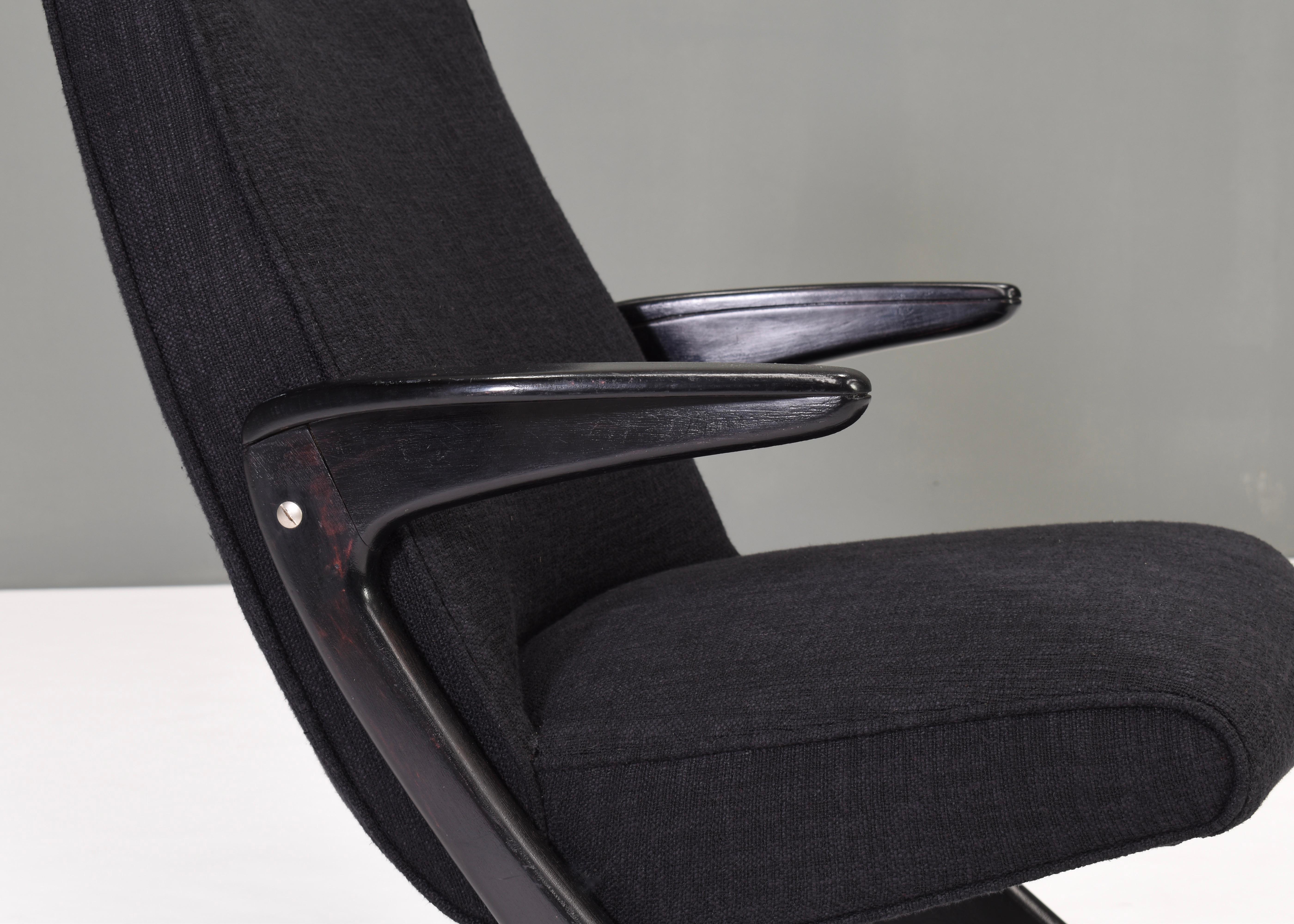 Z Lounge Armchair by Bengt Ruda for Nordiska, Sweden, circa 1950 5