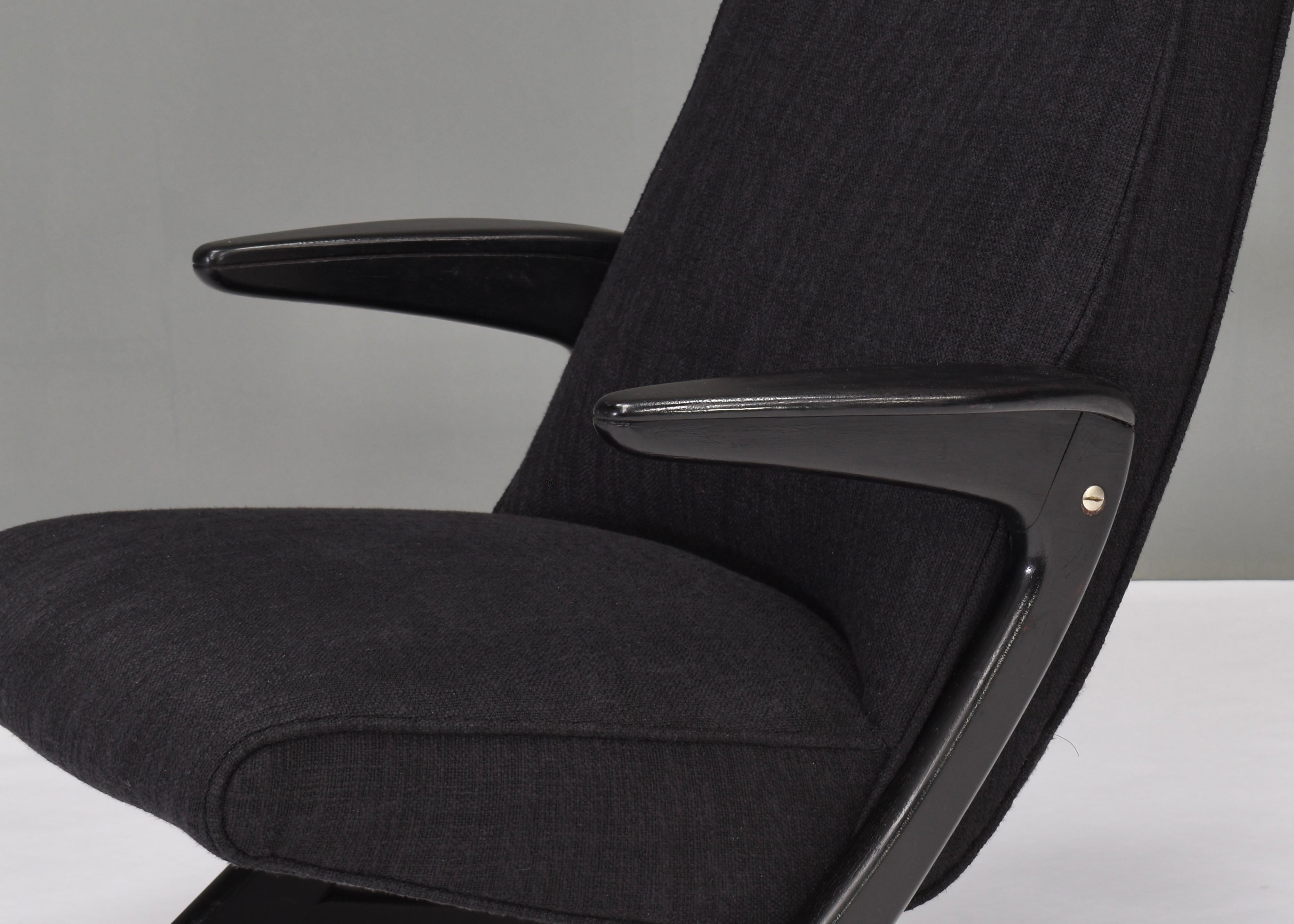 Z Lounge Armchair by Bengt Ruda for Nordiska, Sweden, circa 1950 8
