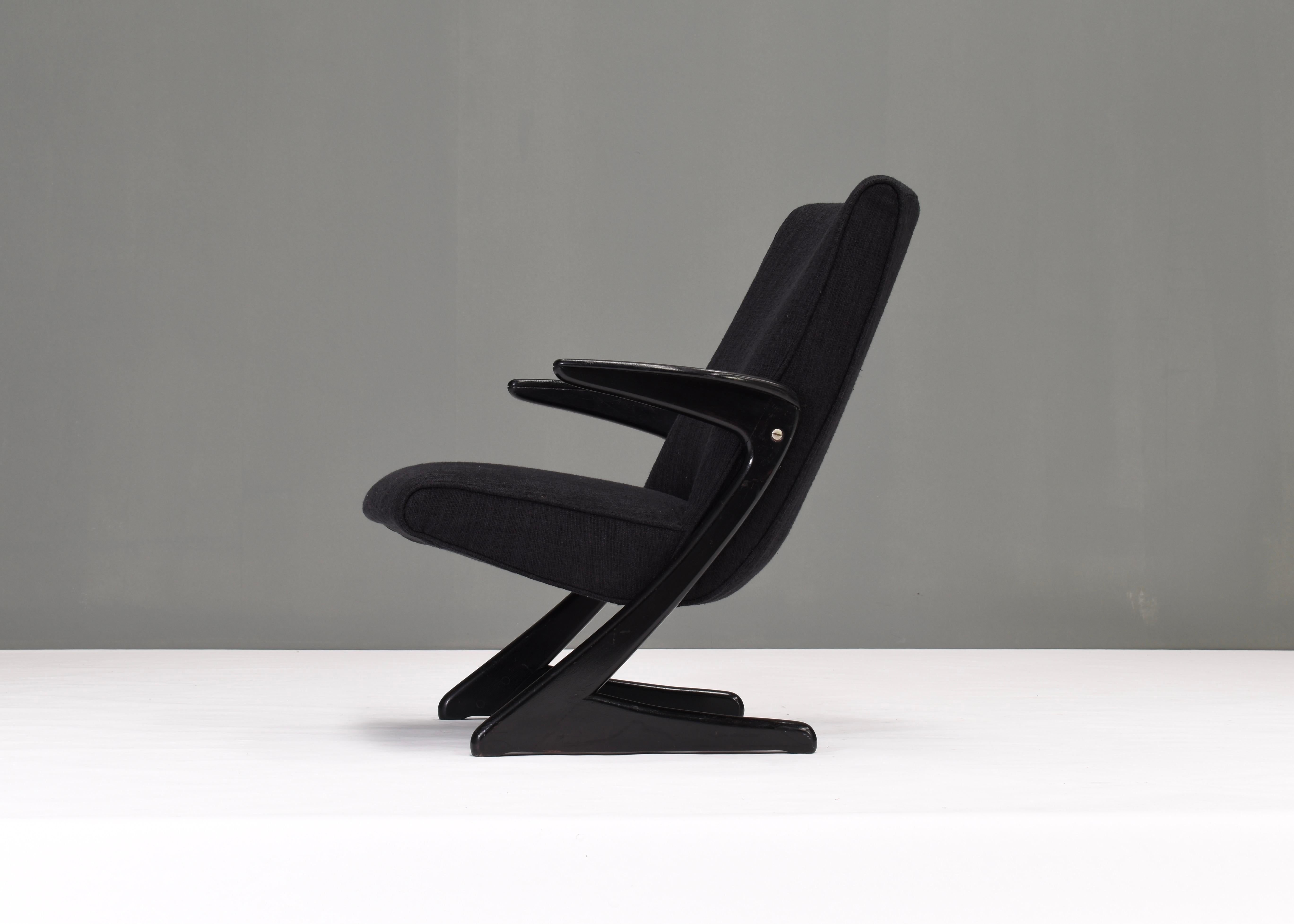 Mid-20th Century Z Lounge Armchair by Bengt Ruda for Nordiska, Sweden, circa 1960 For Sale