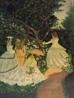 French School, Impressionist style, early 20th, Signed Oil on Canvas
