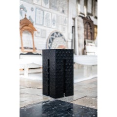 Z Table in Blackened Brass by Evam