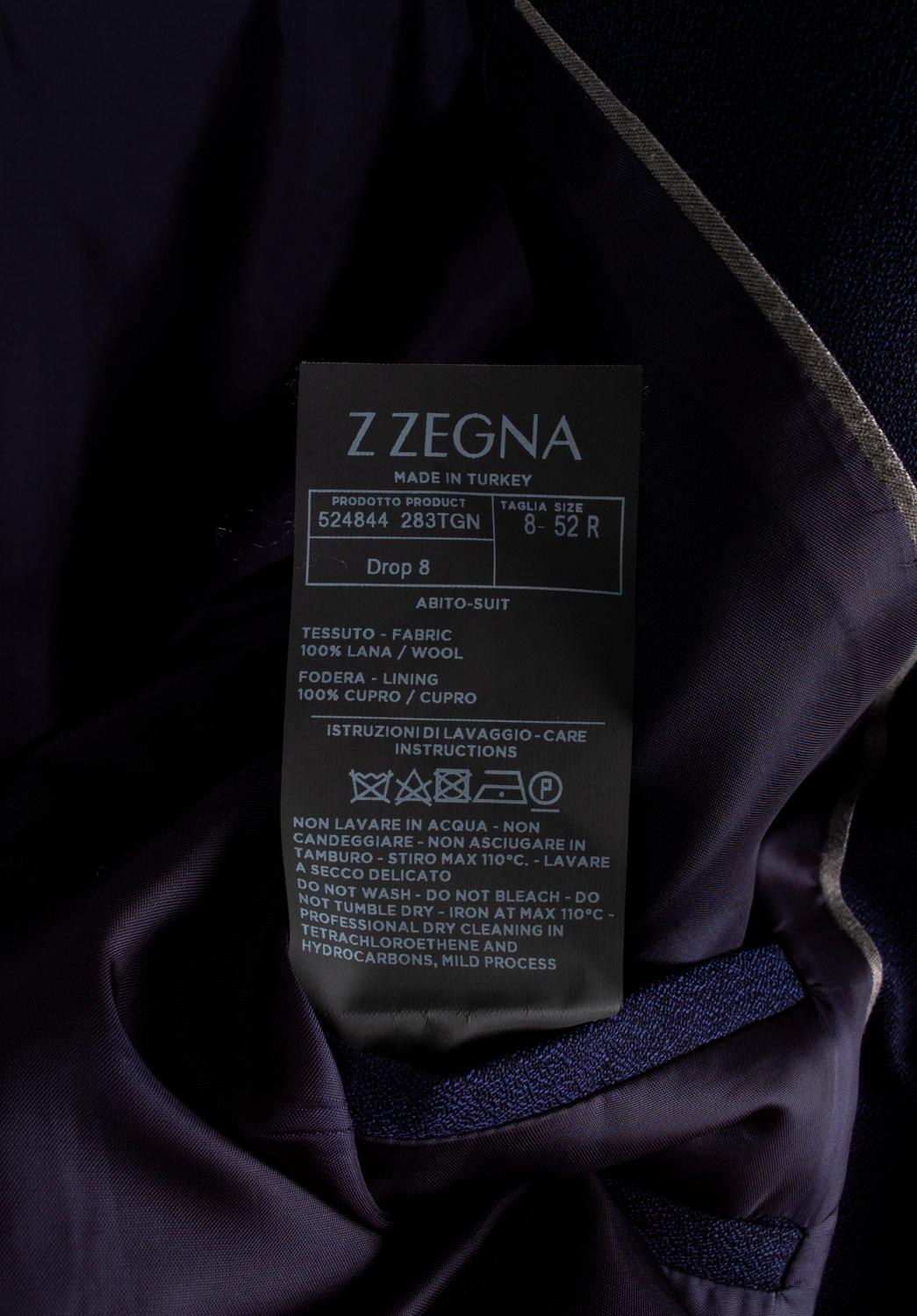 Z Zegna Men Blazer Jacket 2 button Size 52R/Large, S1124 For Sale 2