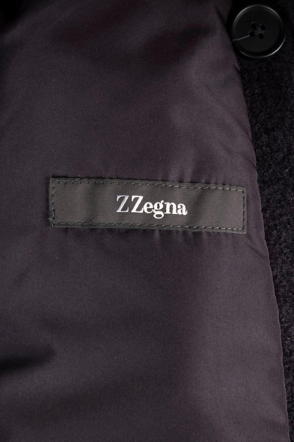 Z Zegna Men Coat Peacoat Jacket Size XL For Sale 2