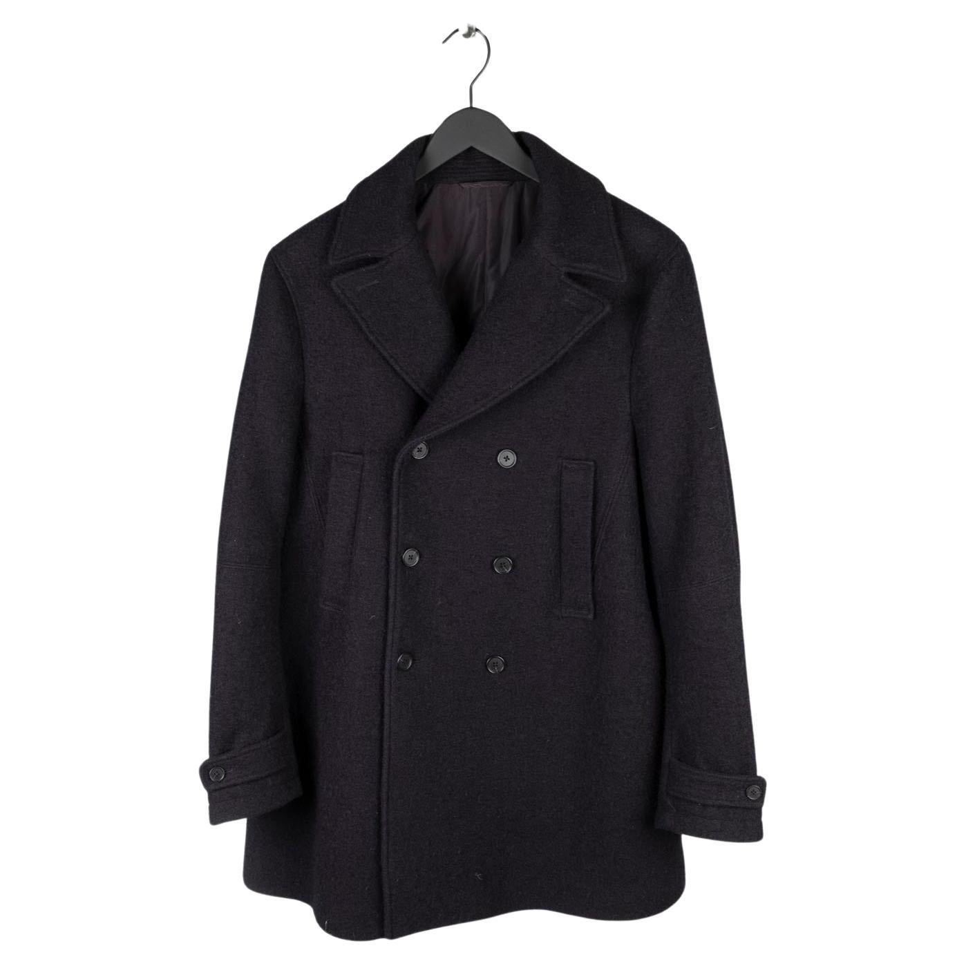  Z Zegna Men Coat Peacoat Jacket Size XL For Sale