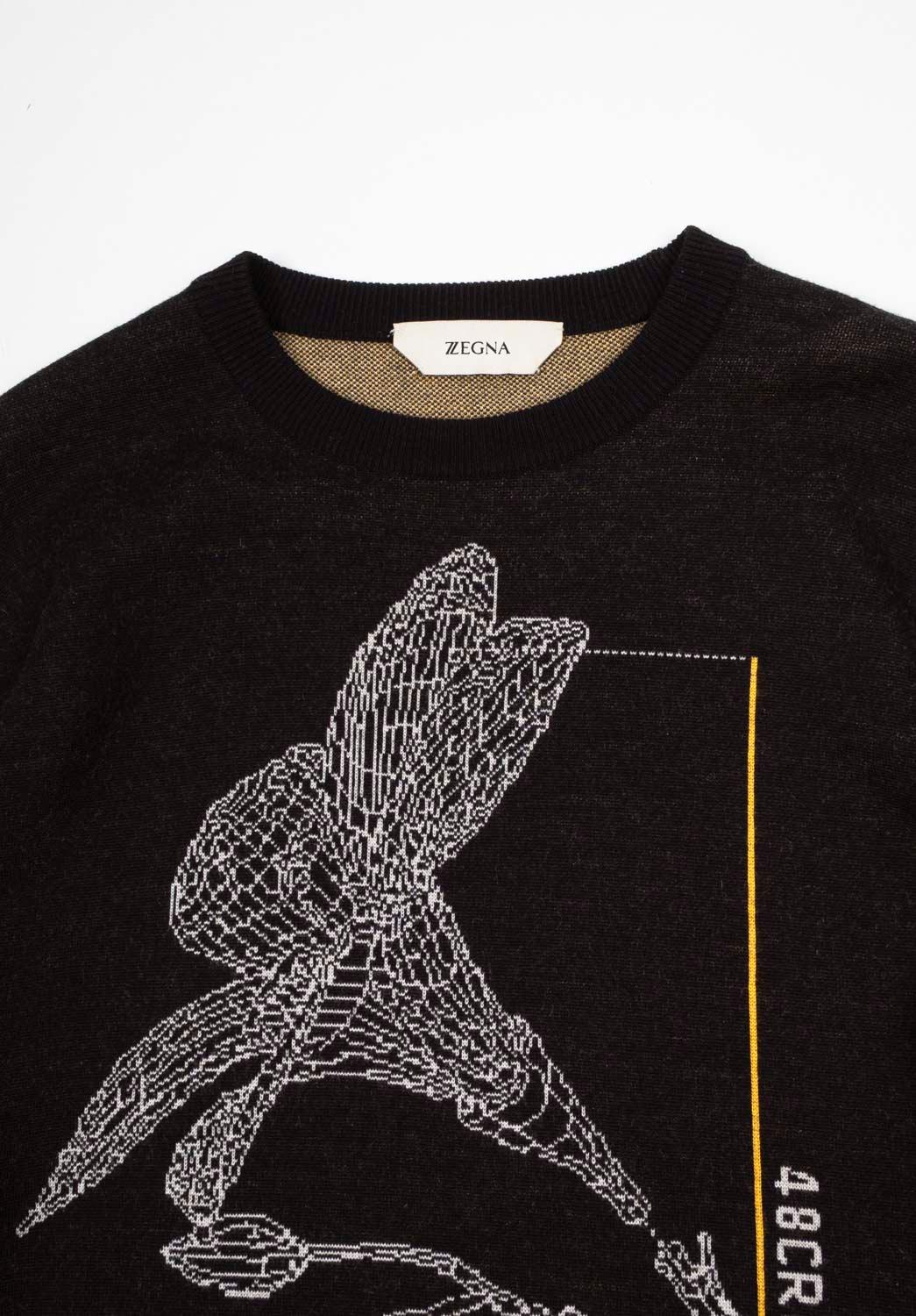 Check my other listings. Have many more designer clothes for sale. Open to any offers.
Item for sale is 100% genuine Z Zegna Crew Neck Sweater, S1201, VINU0 
Color: khaki, black
(An actual color may a bit vary due to individual computer screen