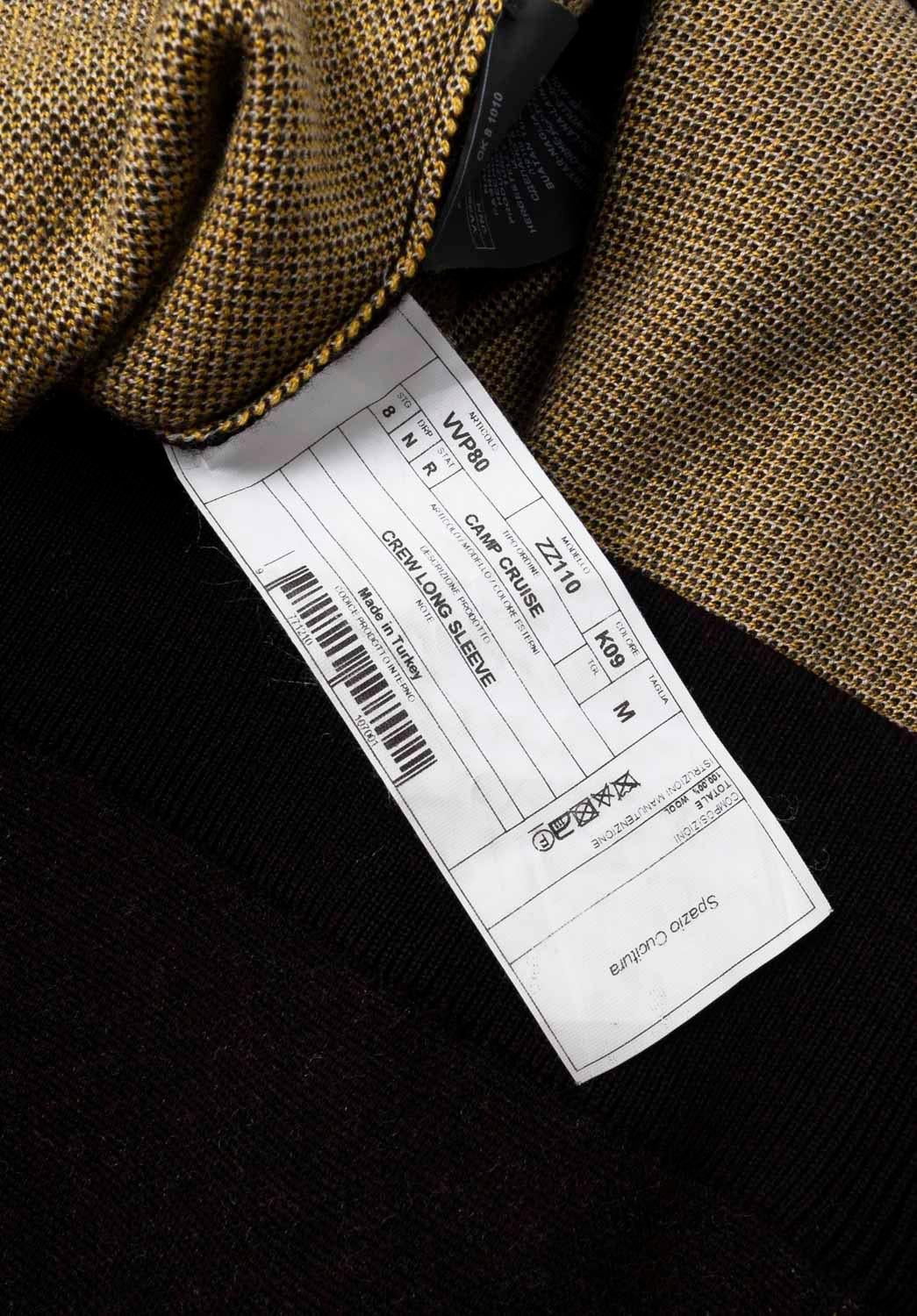 Z Zegna Men Sweater Crew Neck Knit Size M, S1204 For Sale 3