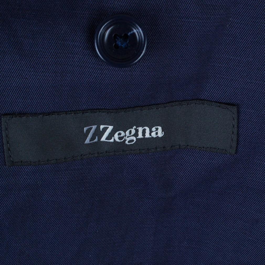 Z Zegna Navy Single Breasted Men's Blazer XL 3