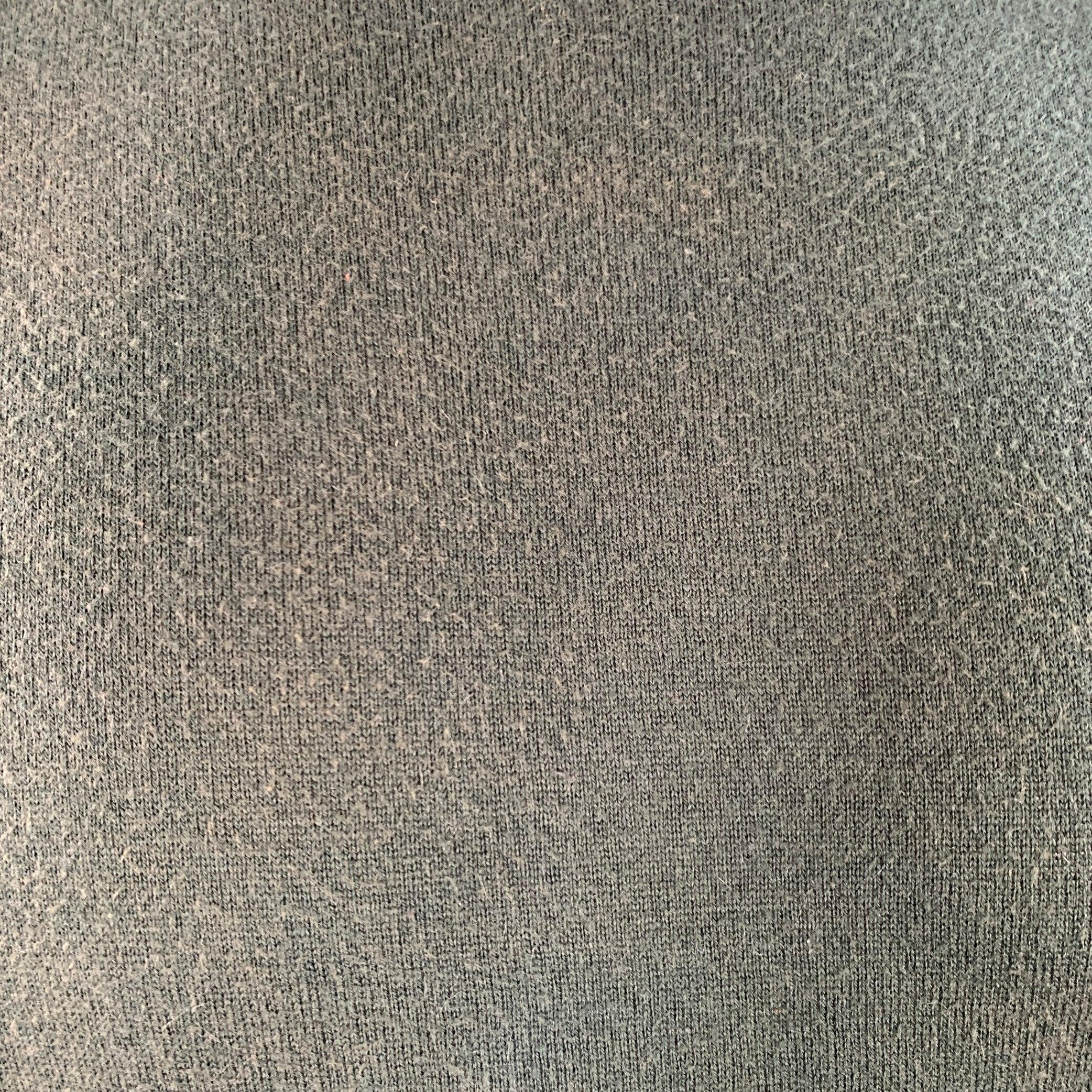 Z ZEGNA Talla L Jersey de cuello redondo de cachemira de algodón verde en Bueno estado para la venta en San Francisco, CA