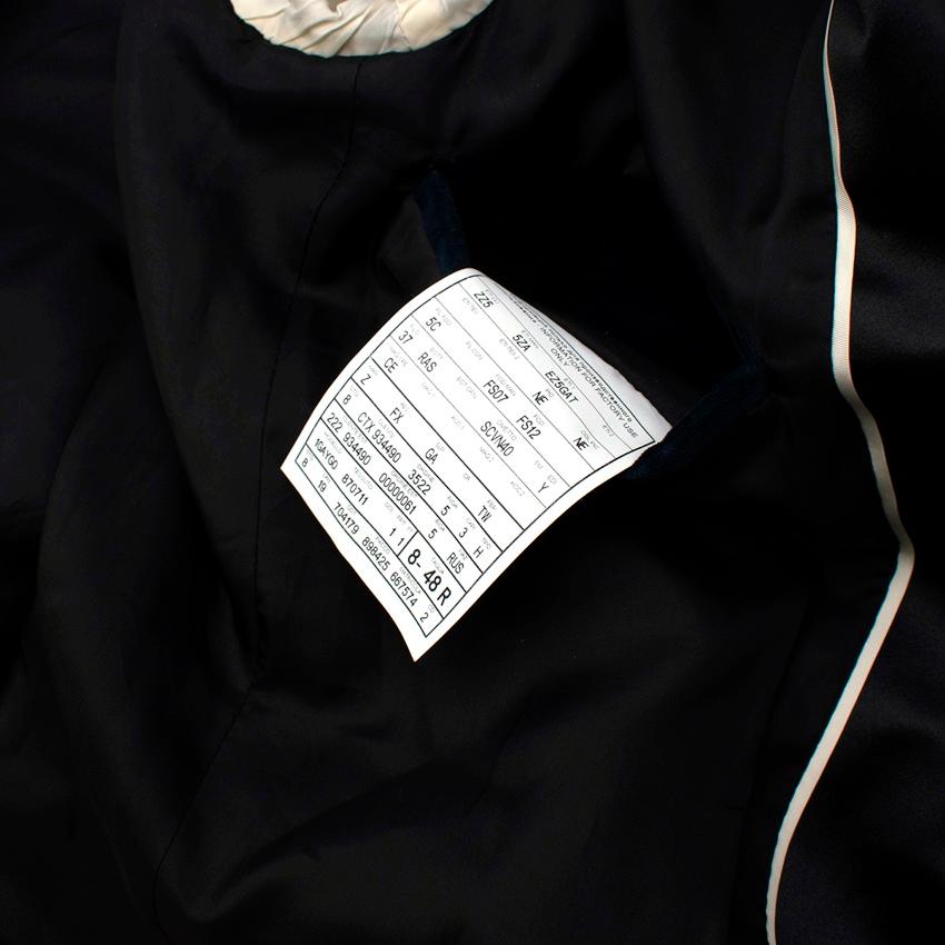 Z Zenga Navy Velvet Black Satin Lapel Dinner Jacket For Sale 1