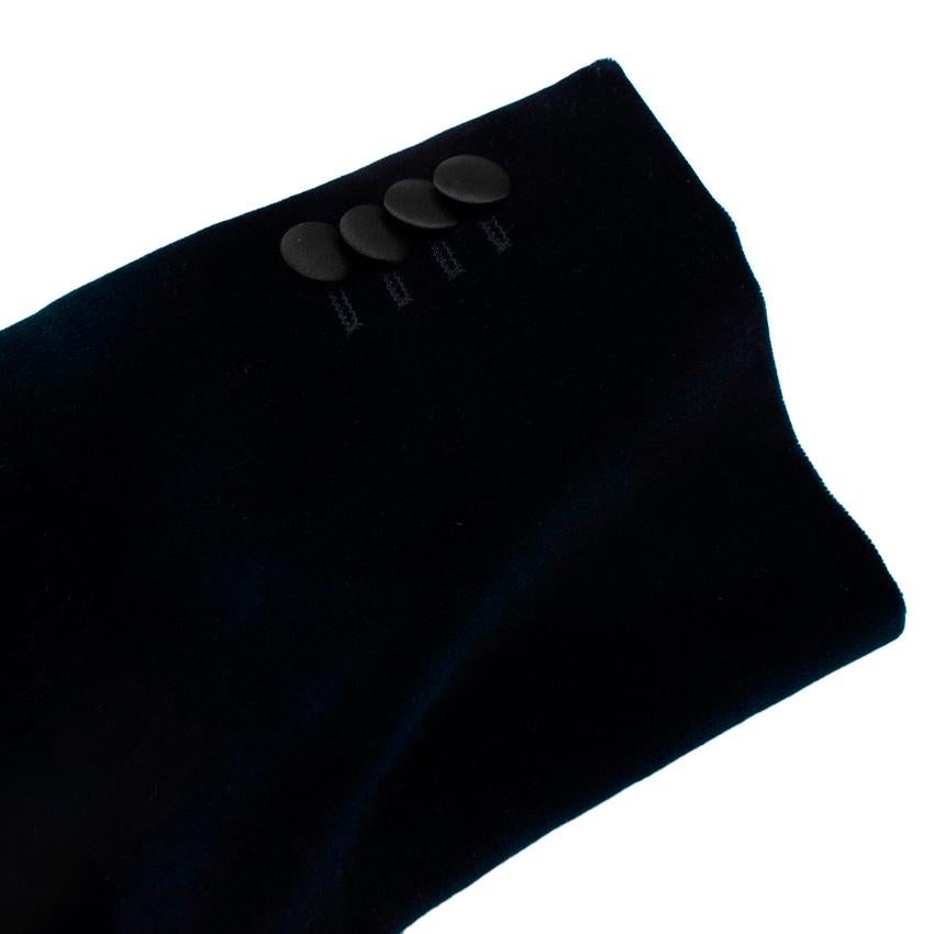 Z Zenga Navy Velvet Black Satin Lapel Dinner Jacket For Sale 2