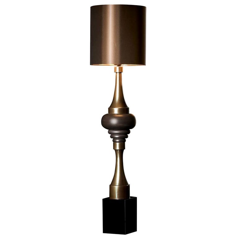 Z481 Bronzed Floor Lamp For Sale at 1stDibs
