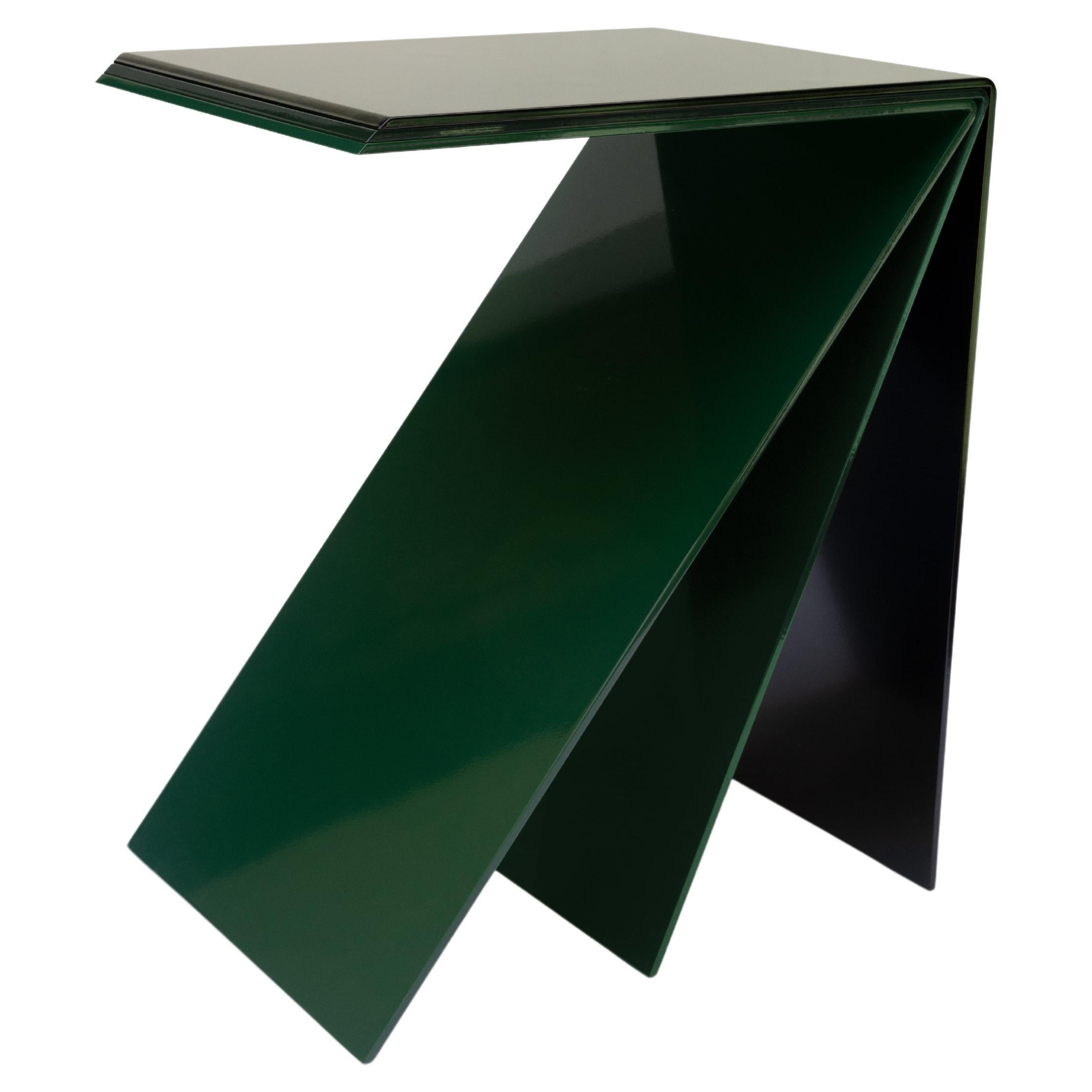 ZA Multi Layered Metal Side Table by OA For Sale
