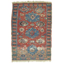 Zabihi Collection 19th Century Antique Caucasian Soumac Rug, 3'10'' x 4'11''