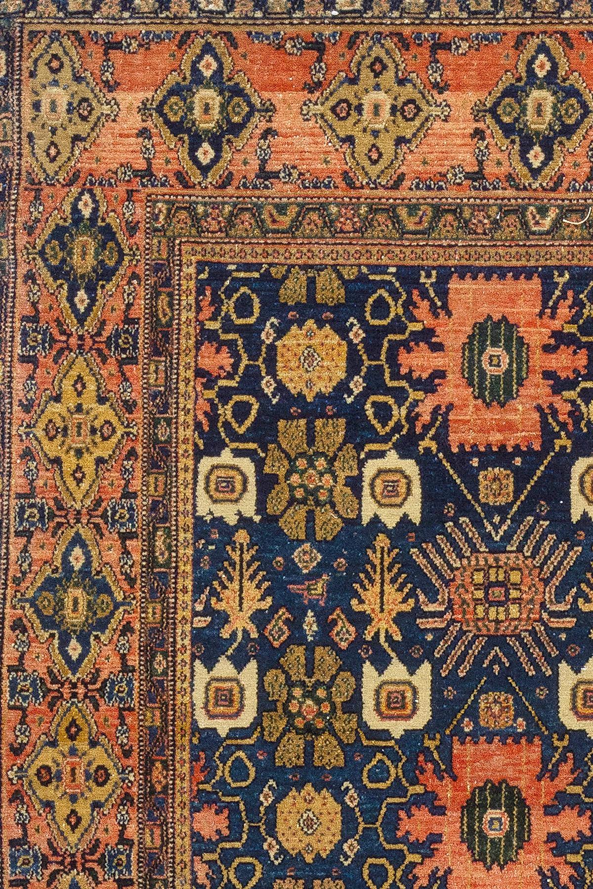 Zabihi Collection 19th Century Antique Persian Senneh Rug For Sale 6