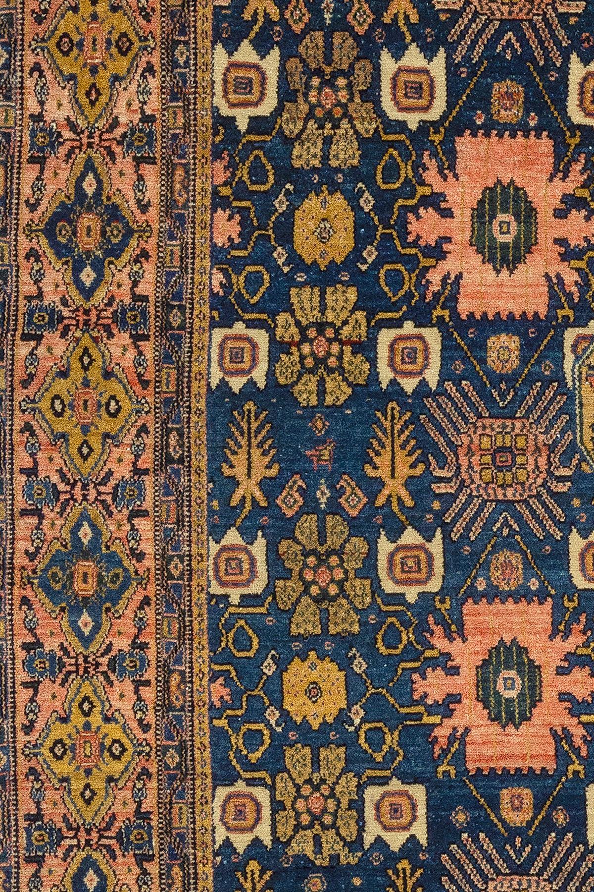 Zabihi Collection 19th Century Antique Persian Senneh Rug For Sale 7
