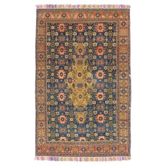 Antiker persischer Senneh-Teppich der Zabihi-Kollektion des 19. Jahrhunderts