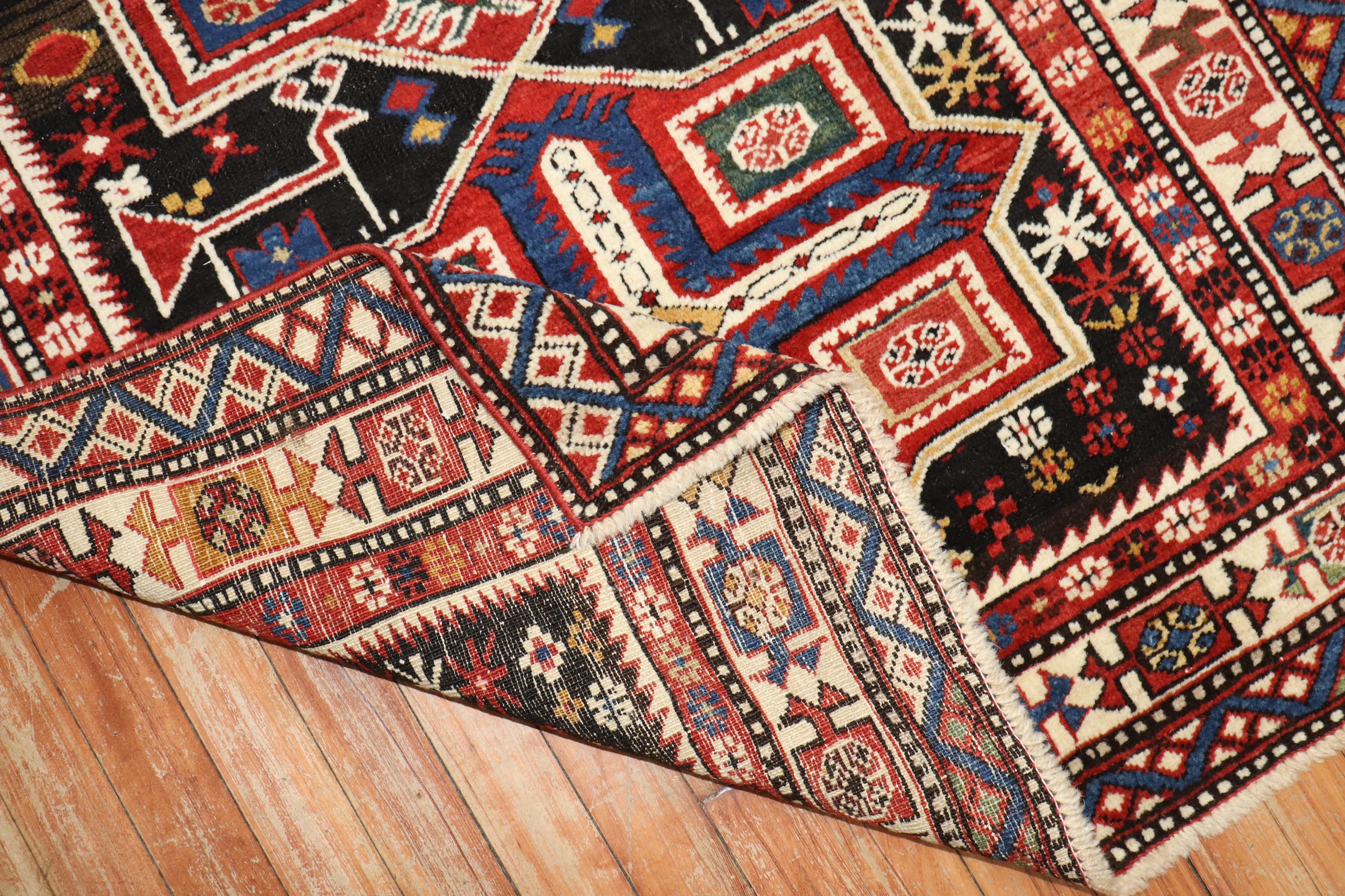 Collection Zabihi, tapis ancien de Shirvan du 19e siècle en vente 2