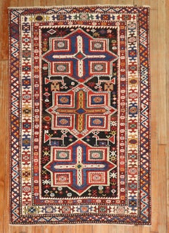 Zabihi Collection 19th Century Antique Shirvan Rug