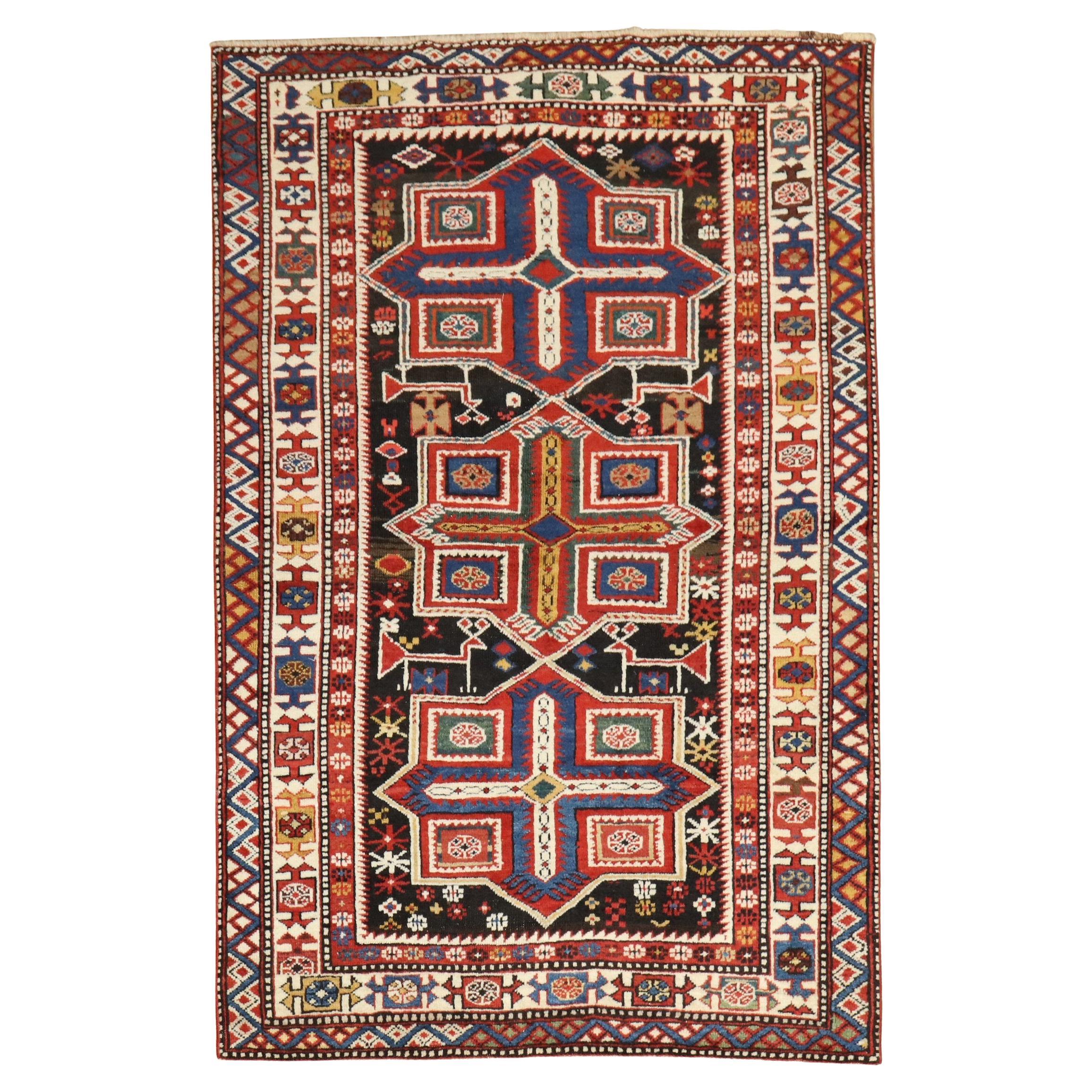 Collection Zabihi, tapis ancien de Shirvan du 19e siècle