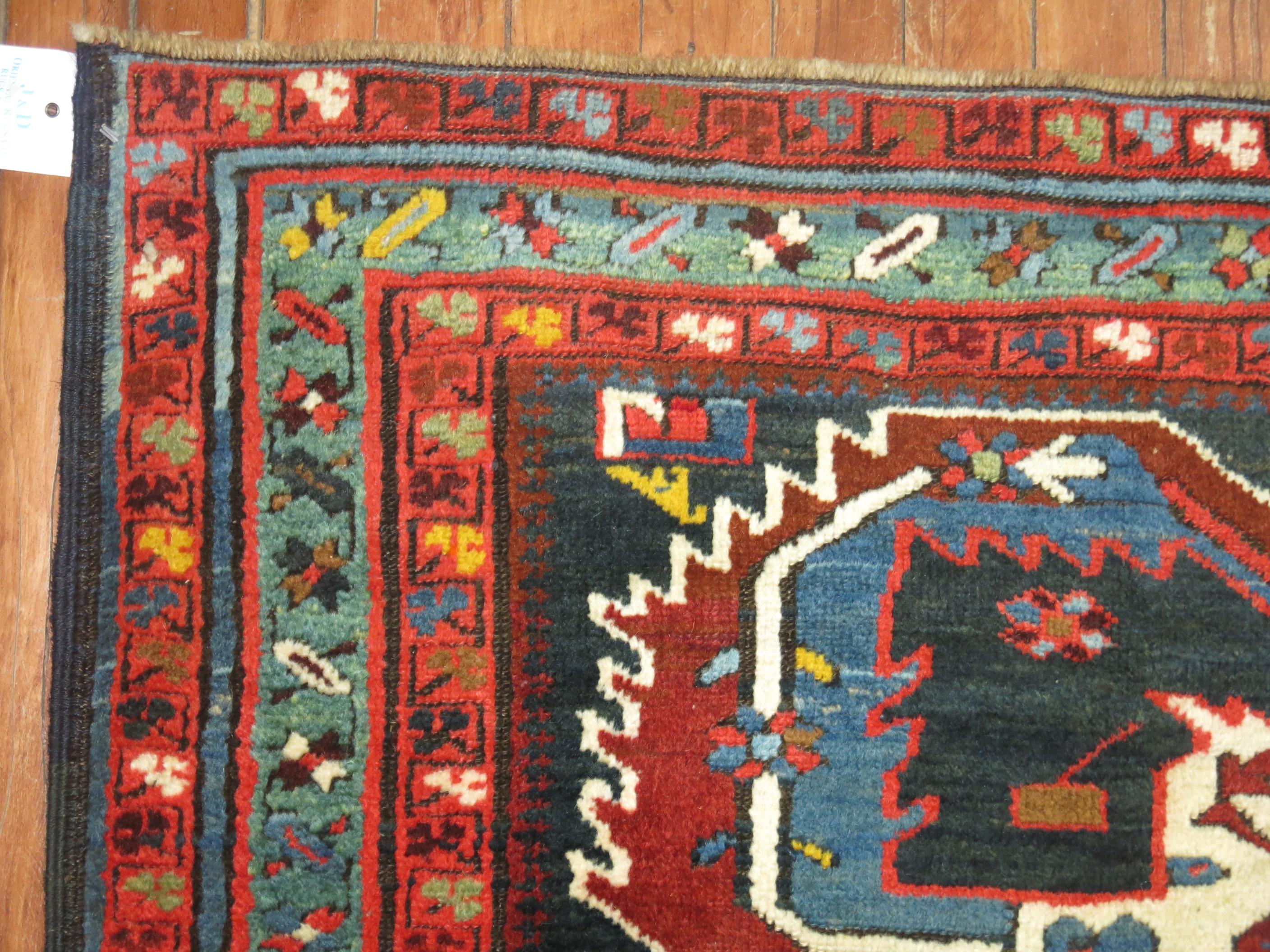 Zabihi Collection 19. Jahrhundert Antiker Talish Langer Läufer im Angebot 7