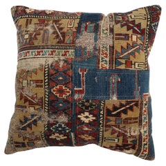 Zabihi Collection 19th Century Caucasian Rug Pillow