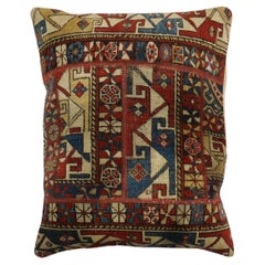 Antique Zabihi Collection 19th Century Caucasian Rug Pillow