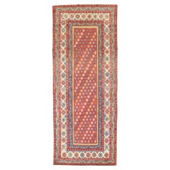 Colección Zabihi Siglo XIX Colorido Corredor Talish Antiguo