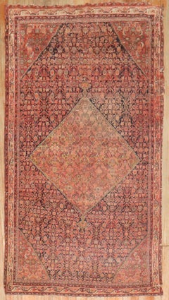 Zabihi Collection 19th Century Distressed Persian Rug