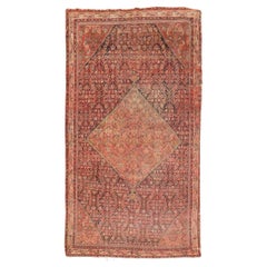 Zabihi Collection 19th Century Distressed Persian Rug