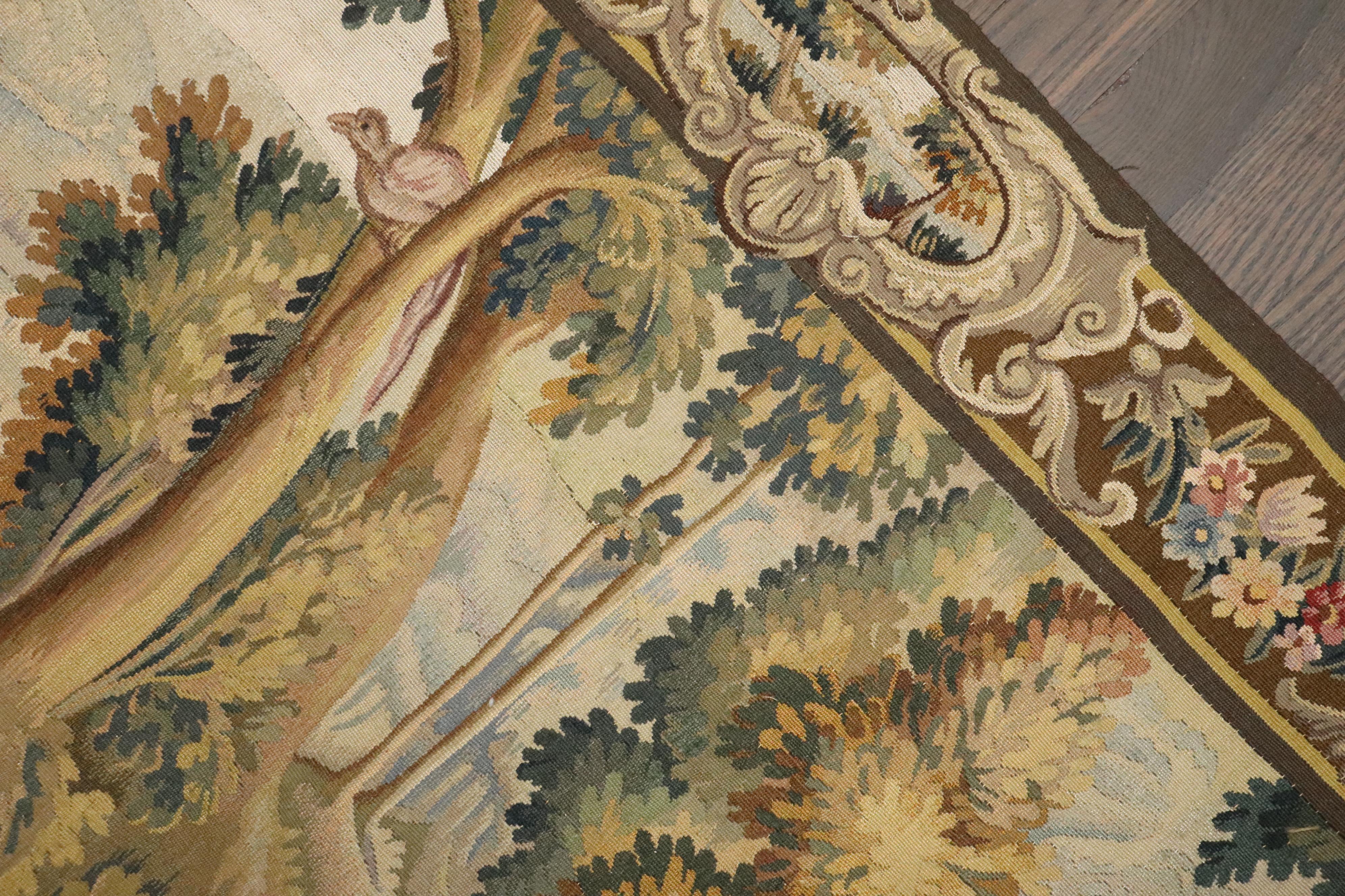Zabihi Collection 19th Century French Aubusson Tapestry For Sale 1