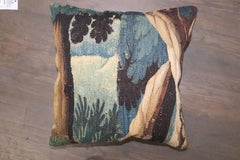 Zabihi Collection 19th Century French Tapestry Pillow