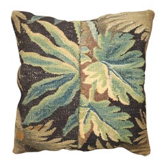 Zabihi Collection 19th Century French Tapestry Pillow