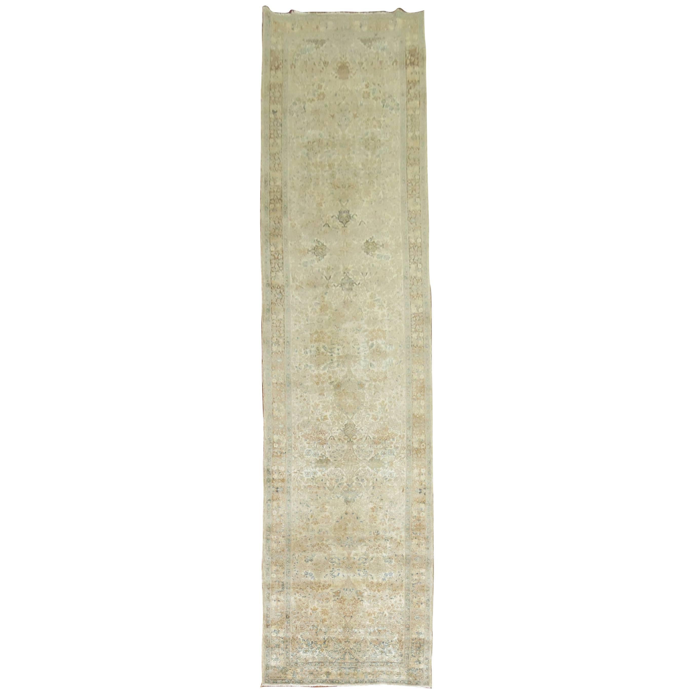 Zabihi Collection 19th century Kirman Runner For Sale