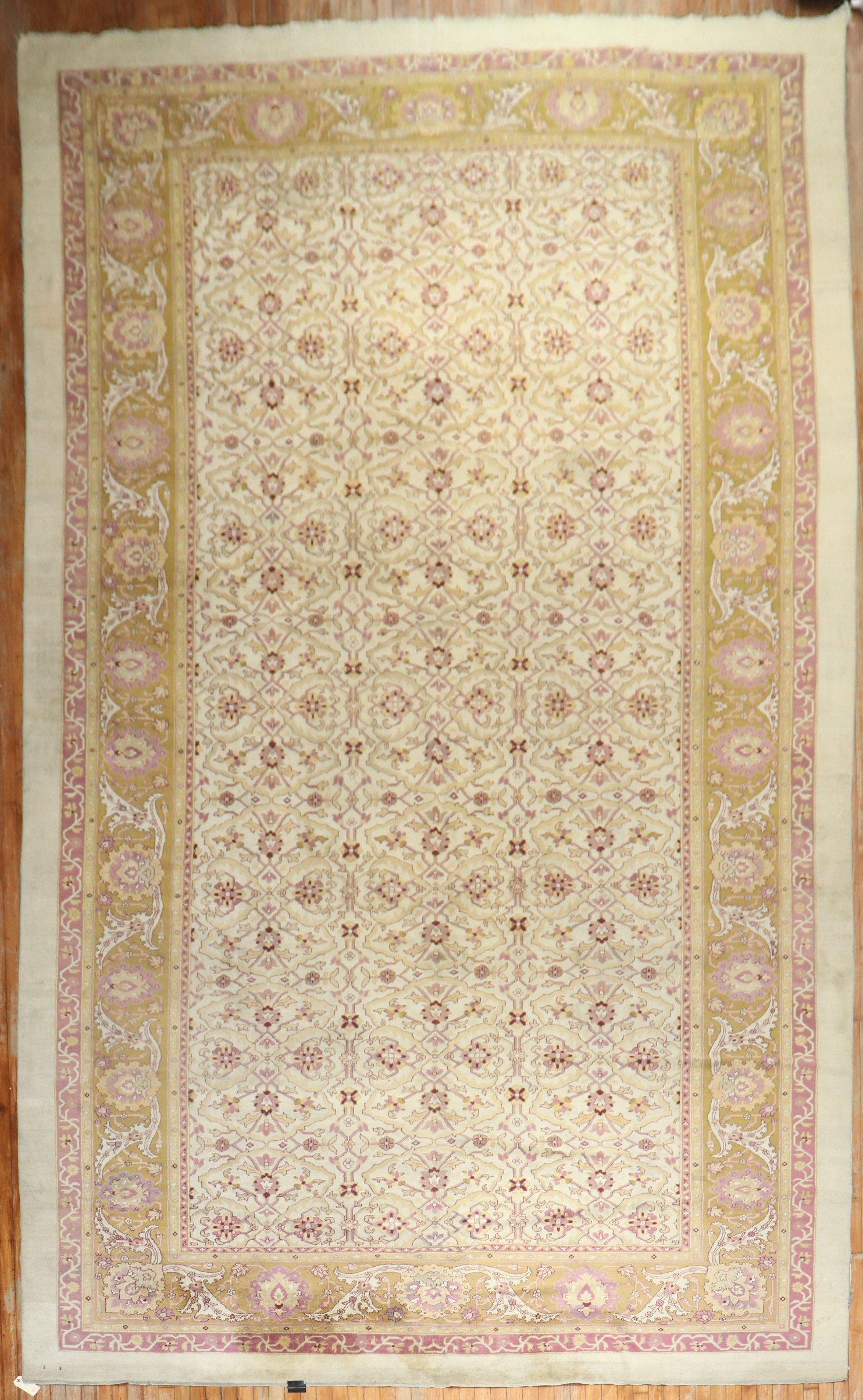 A late 19th Century Indian Amritsar Rug in even excellent pile condition

Details
rug no.	10574
size	10' x 20' 6