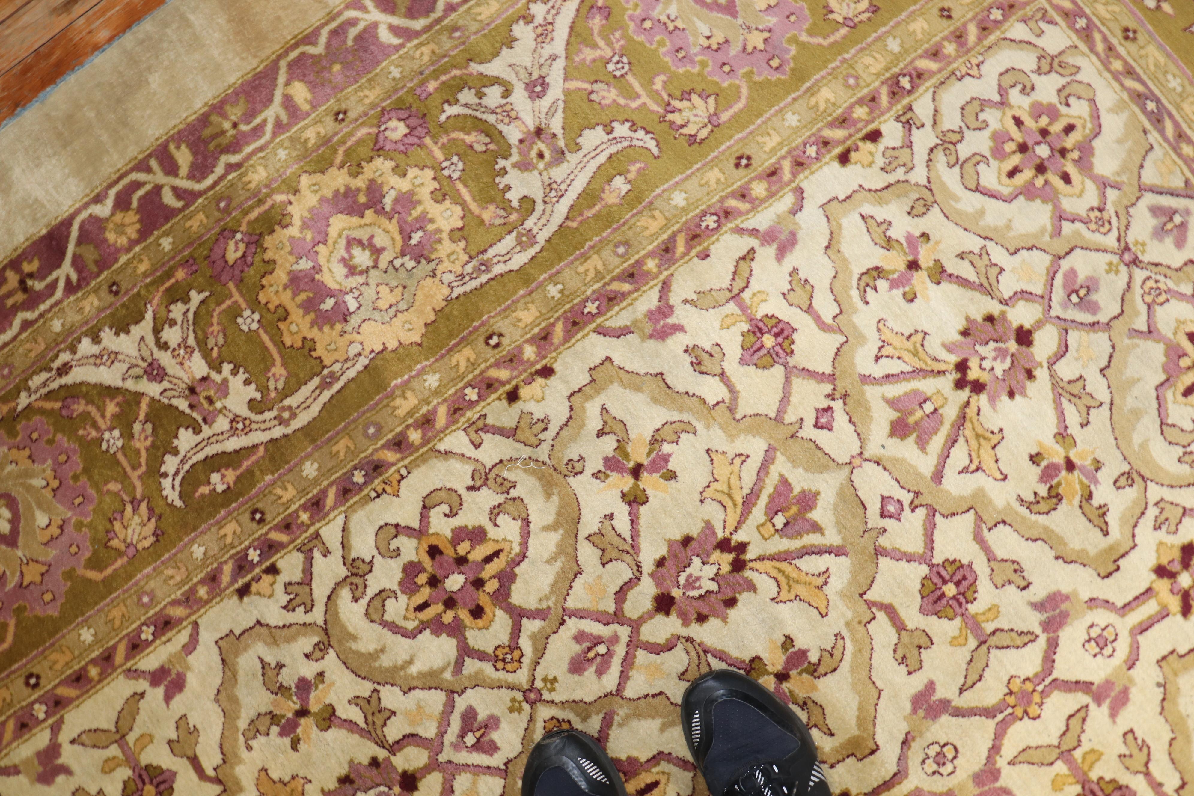 Zabihi Collection 19th Century Oversize Antique Indian Amritsar For Sale 3