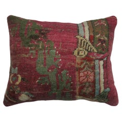 Zabihi Collection 19th Century Turkish  Rug Remnant Pillow