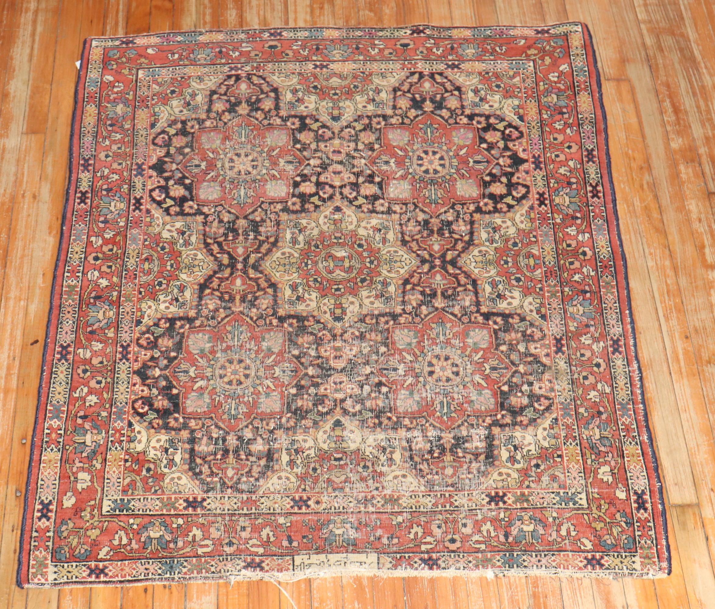 Zabihi Collection 19th Century Worn Persian  For Sale 4