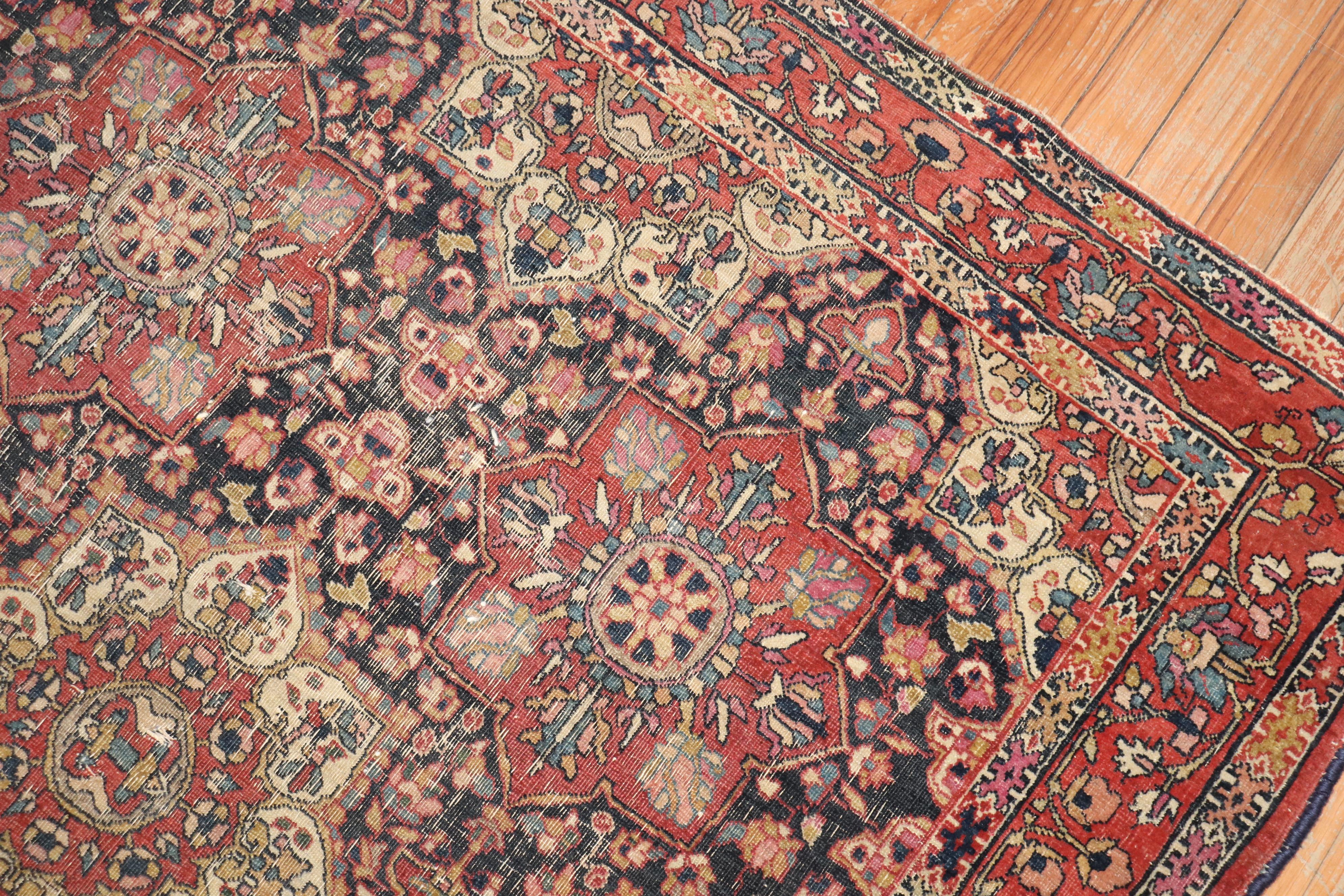 Bakshaish Zabihi Collection 19th Century Worn Persian  For Sale