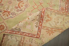 Zabihi Collection'S Tappeto quadrato Oushak antico del XX secolo, 6'7''x6'10''