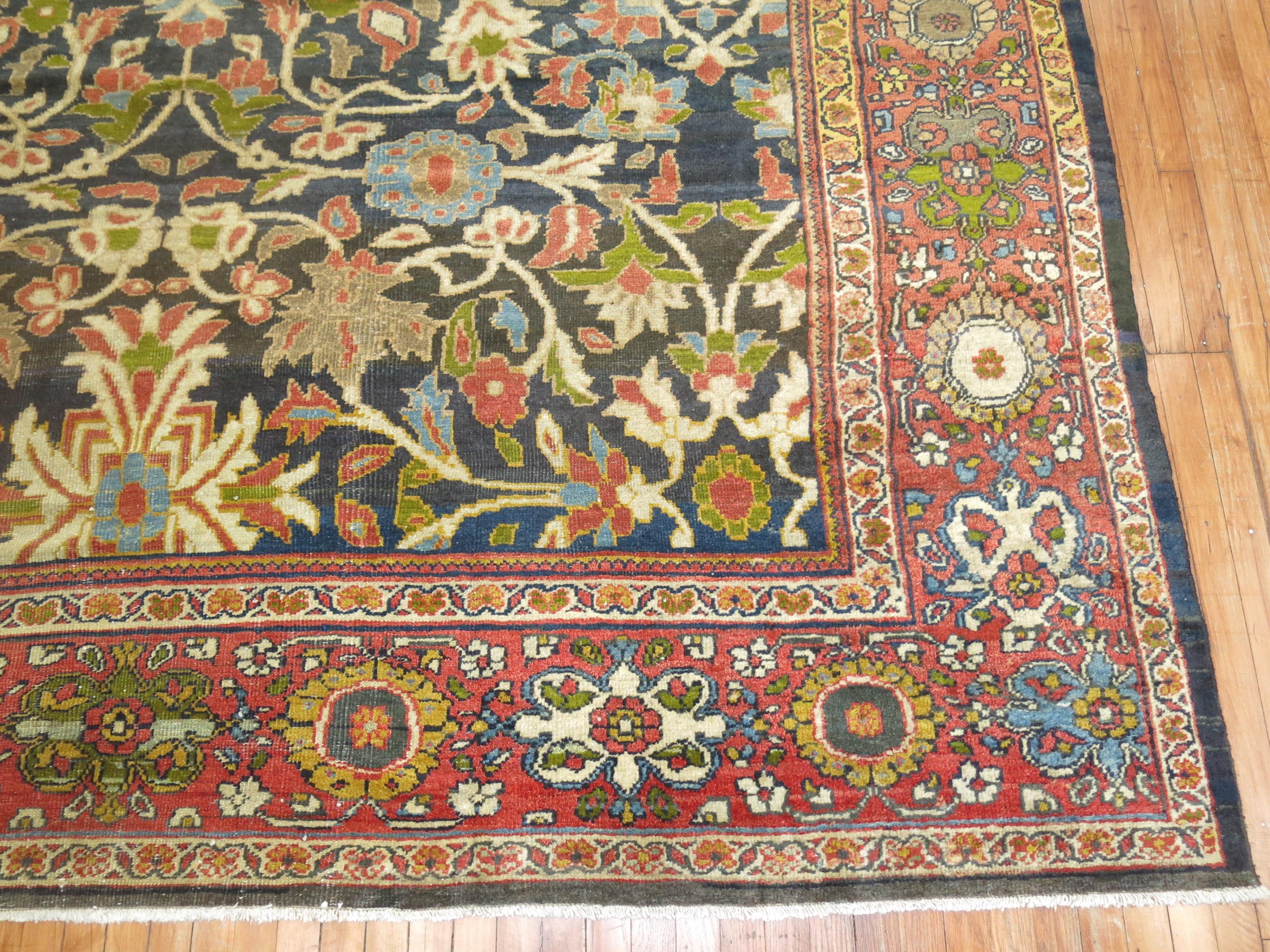 Zabihi Collection 20th Century Sultanabad Carpet Attributed to Ziegler and Co For Sale 13
