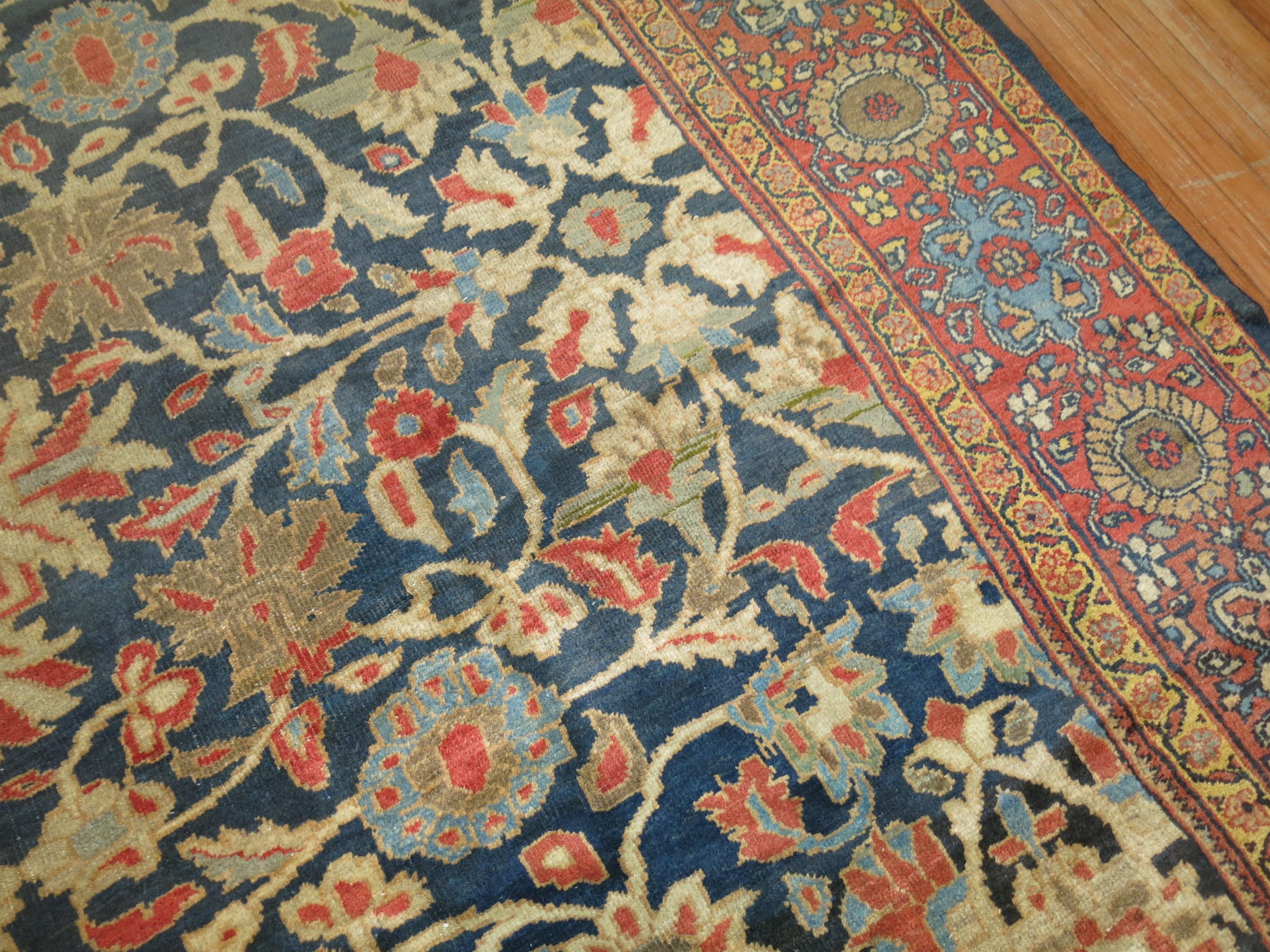 Zabihi Collection 20th Century Sultanabad Carpet Attributed to Ziegler and Co For Sale 2