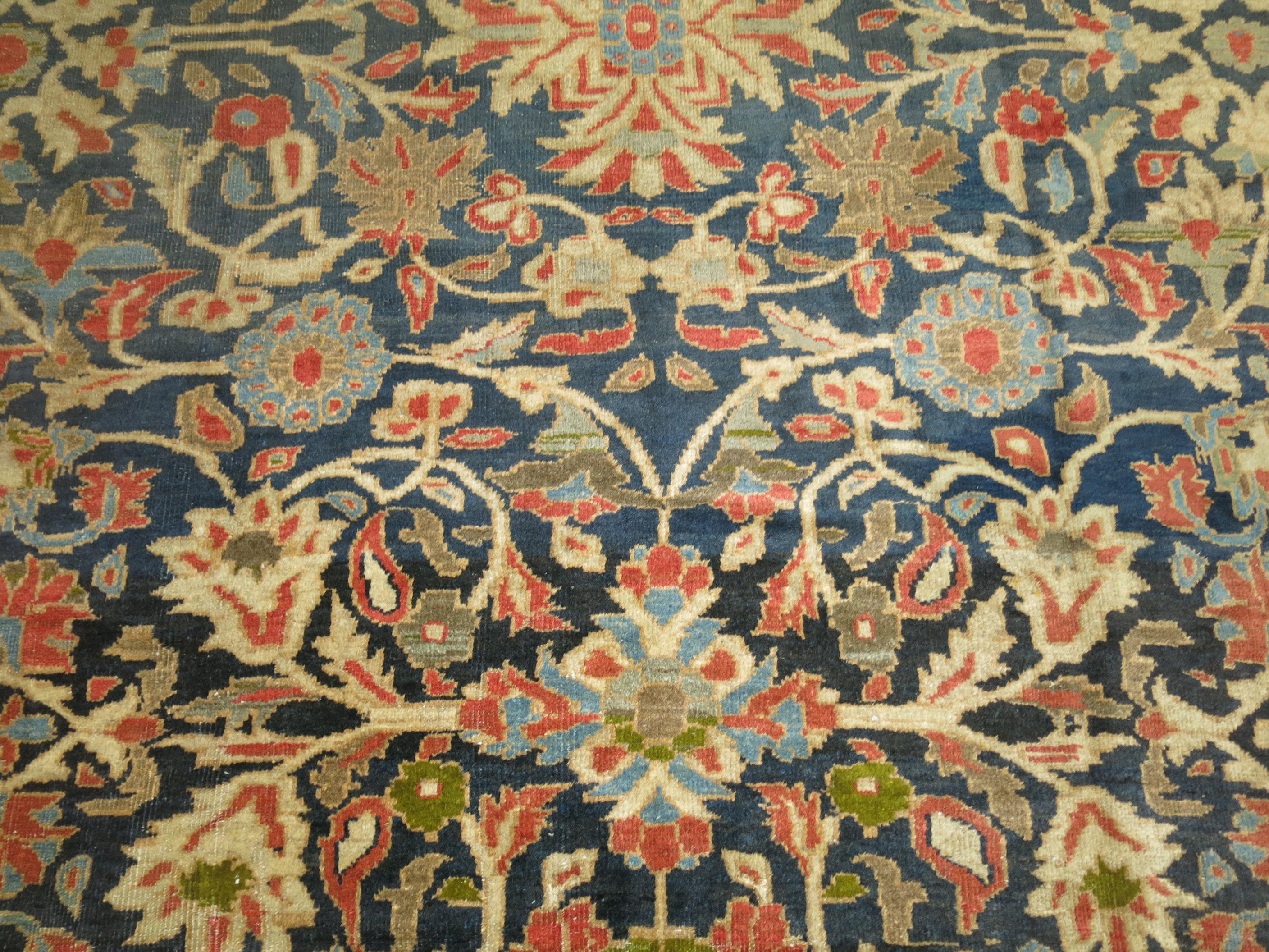 Zabihi Collection 20th Century Sultanabad Carpet Attributed to Ziegler and Co For Sale 3