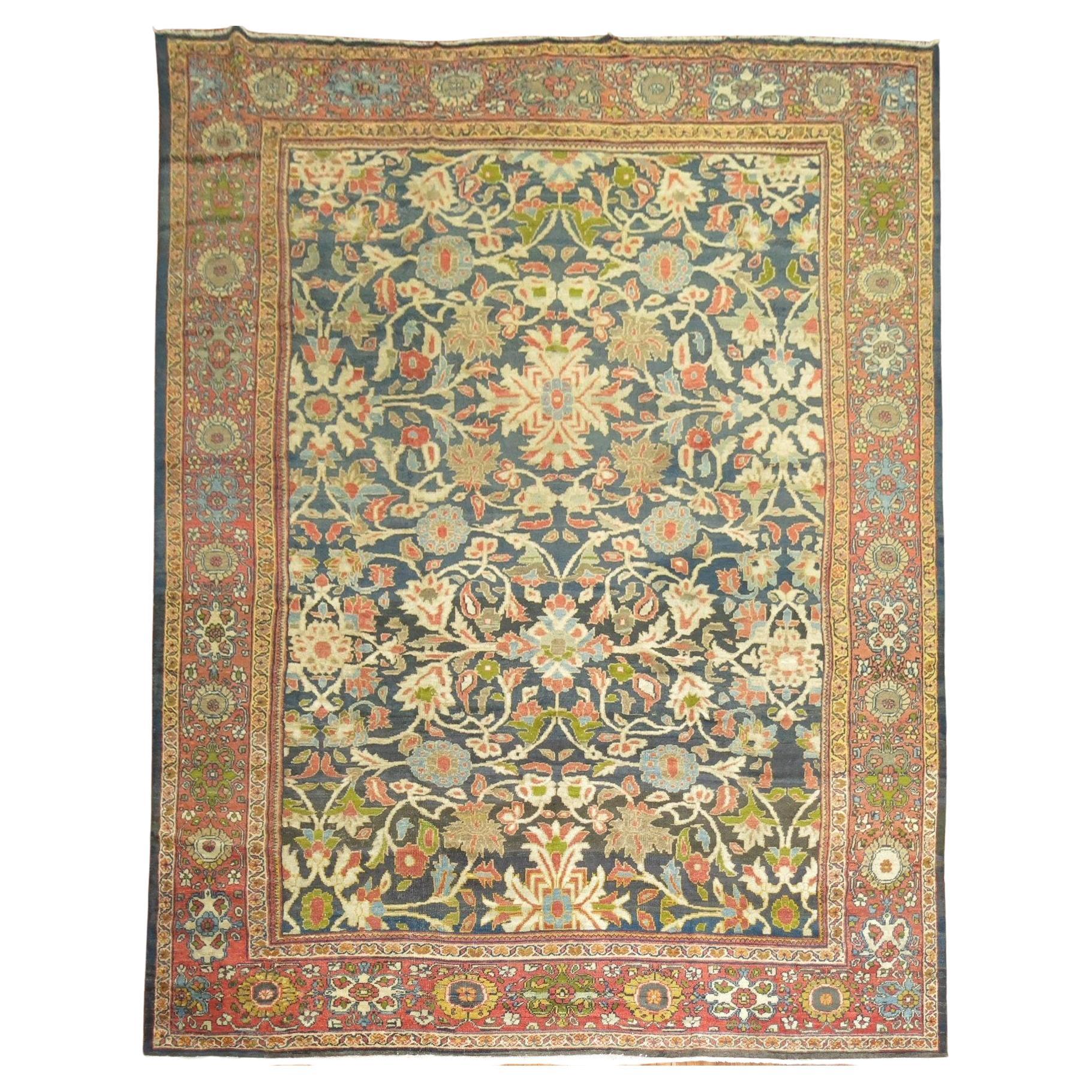 Zabihi Collection 20th Century Sultanabad Carpet Attributed to Ziegler and Co For Sale