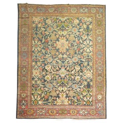 Antique Zabihi Collection 20th Century Sultanabad Carpet Attributed to Ziegler and Co