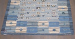 Zabihi Collection'S Kilim svedese astratto blu