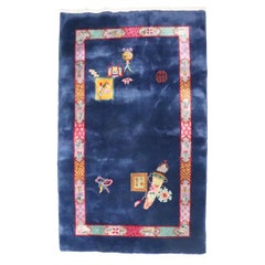 Zabihi Collection Sal, tapis d
accent chinois Art déco Life of Prosperity