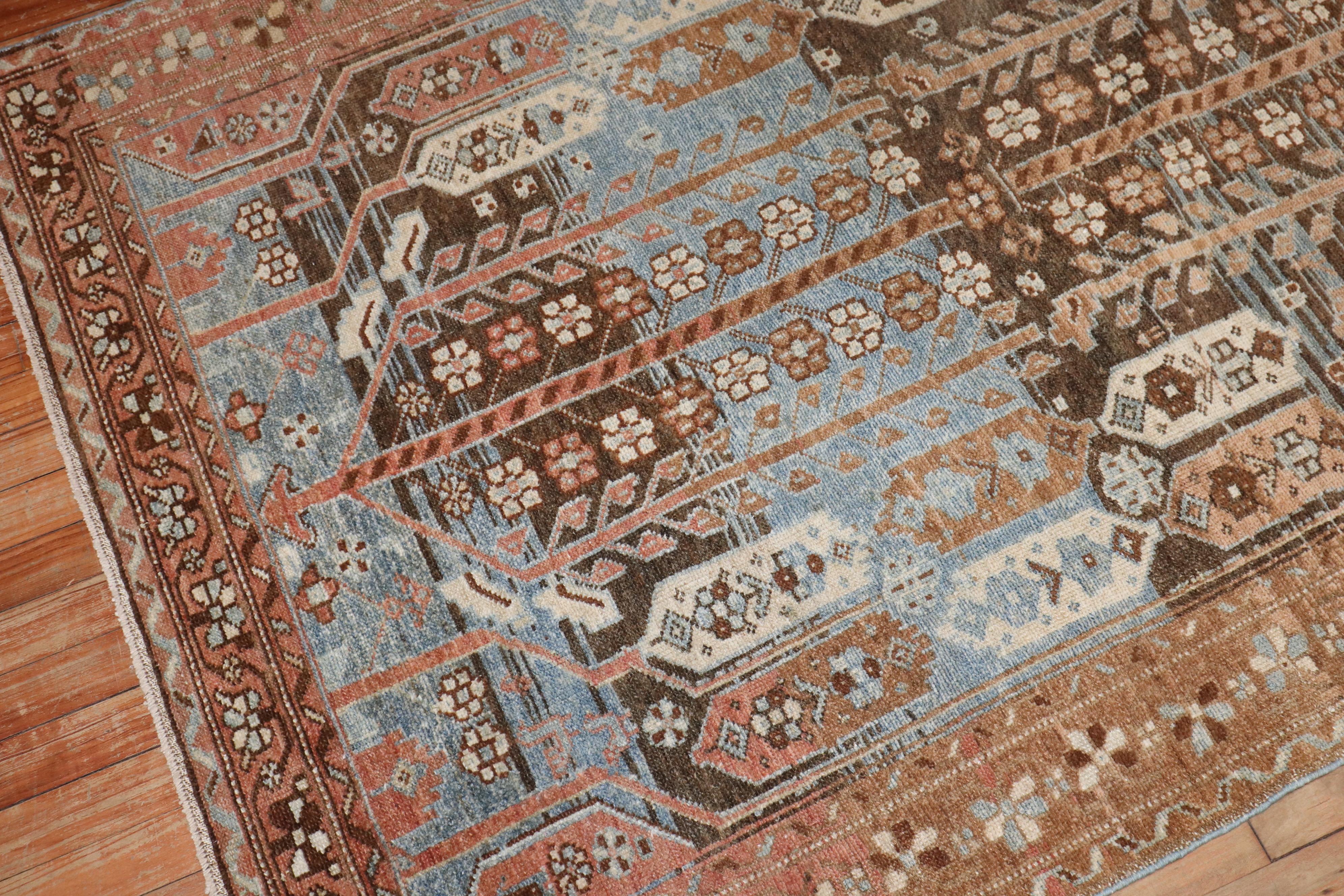 A large accent size early 20th century Persian Malayer rug.

Measures: 4'2